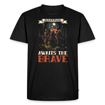 Larping Larp Larper Live Action Role Video Game - Men's Premium Organic T-Shirt - black - Front - Nico (187cm)
