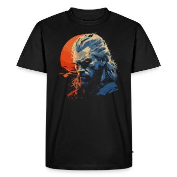 Larping Larp Larper Live Action Role Video Game - Men's Premium Organic T-Shirt - black - Front - Nico (187cm)