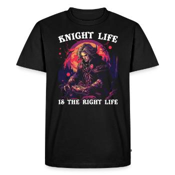 Larping Larp Larper Live Action Role Video Game - Men's Premium Organic T-Shirt - black - Front - Nico (187cm)