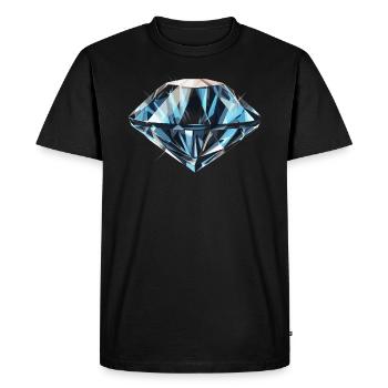 Lapidaire artiste pierres précieuses Pierre de collecte Pierre - T-shirt Premium bio Homme - noir - Devant - Nico (187cm)