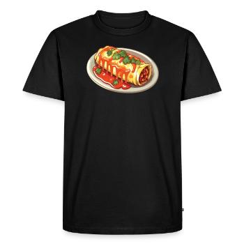 Enchilada Lover Mexican Food Mexico Cuisine Foodie - Men's Premium Organic T-Shirt - black - Front - Nico (187cm)