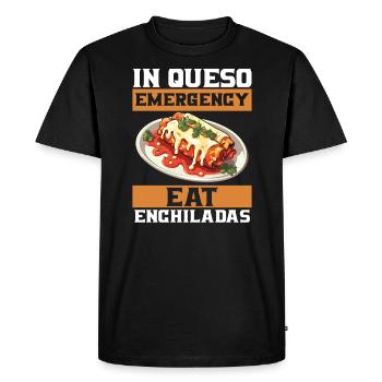 Enchilada Lover Mexican Food Mexico Cuisine Foodie - Men's Premium Organic T-Shirt - black - Front - Nico (187cm)