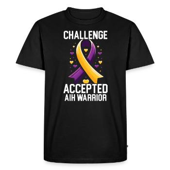 Autoimmune Hepatitis Awareness World Hepatitis Day - Men's Premium Organic T-Shirt - black - Front - Nico (187cm)
