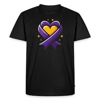 Autoimmune Hepatitis Awareness World Hepatitis Day - Men's Premium Organic T-Shirt - black - Front - Nico (187cm)