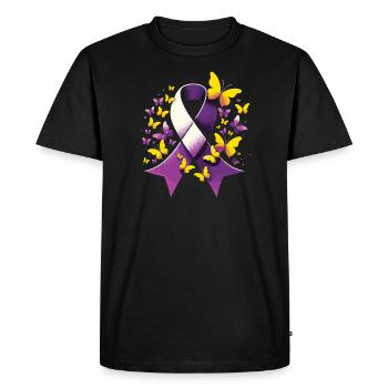 Autoimmune Hepatitis Awareness World Hepatitis Day - Men's Premium Organic T-Shirt - black - Front - Nico (187cm)