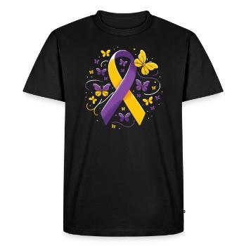 Autoimmune Hepatitis Awareness World Hepatitis Day - Men's Premium Organic T-Shirt - black - Front - Nico (187cm)