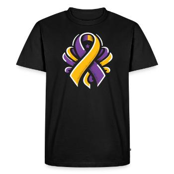 Autoimmune Hepatitis Awareness World Hepatitis Day - Men's Premium Organic T-Shirt - black - Front - Nico (187cm)