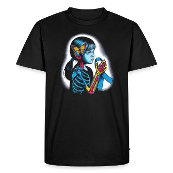 Juvenile Arthritis Awareness Autoimmune Disease - Men's Premium Organic T-Shirt - black - Front - Nico (187cm)