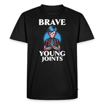 Juvenile Arthritis Awareness Autoimmune Disease - Men's Premium Organic T-Shirt - black - Front - Nico (187cm)