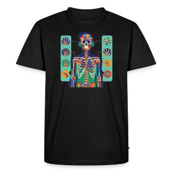 Juvenile Arthritis Awareness Autoimmune Disease - Men's Premium Organic T-Shirt - black - Front - Nico (187cm)