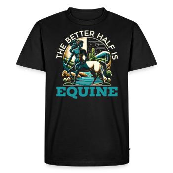 Centaur Mythical Creature Greek Mythology - Men's Premium Organic T-Shirt - black - Front - Nico (187cm)