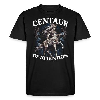 Centaur Mythical Creature Greek Mythology - Men's Premium Organic T-Shirt - black - Front - Nico (187cm)