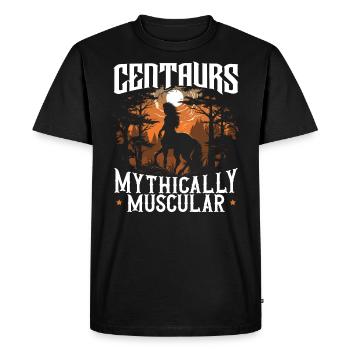 Centaur Mythical Creature Greek Mythology - Men's Premium Organic T-Shirt - black - Front - Nico (187cm)