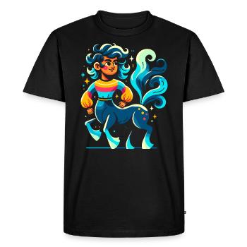 Centaur Mythical Creature Greek Mythology - Men's Premium Organic T-Shirt - black - Front - Nico (187cm)