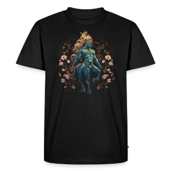 Centaur Mythical Creature Greek Mythology - Men's Premium Organic T-Shirt - black - Front - Nico (187cm)