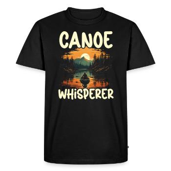 Canoë Kayak Sports nautiques Pédalo Navigation de plaisance - T-shirt Premium bio Homme - noir - Devant - Nico (187cm)