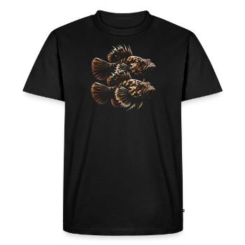 Bristlenose Plecos Fish Lover Aquarium d’eau douce - T-shirt Premium bio Homme - noir - Devant - Nico (187cm)