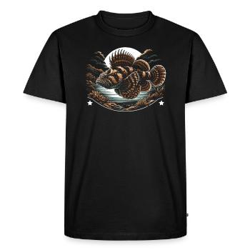 Bristlenose Plecos Fish Lover Aquarium d’eau douce - T-shirt Premium bio Homme - noir - Devant - Nico (187cm)