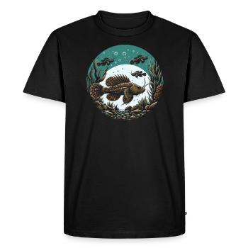 Bristlenose Plecos Fish Lover Aquarium d’eau douce - T-shirt Premium bio Homme - noir - Devant - Nico (187cm)