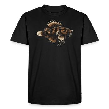 Bristlenose Plecos Fish Lover Aquarium d’eau douce - T-shirt Premium bio Homme - noir - Devant - Nico (187cm)