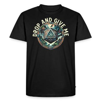 Jeu de rôle RPG Maître du jeu vidéo Gamer - T-shirt Premium bio Homme - noir - Devant - Nico (187cm)
