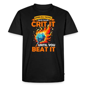 Jeu de rôle RPG Maître du jeu vidéo Gamer - T-shirt Premium bio Homme - noir - Devant - Nico (187cm)