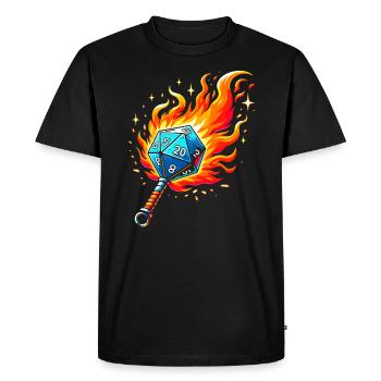Jeu de rôle RPG Maître du jeu vidéo Gamer - T-shirt Premium bio Homme - noir - Devant - Nico (187cm)
