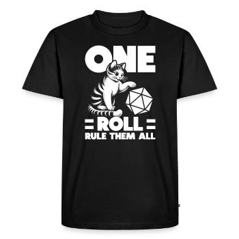 Jeu de rôle RPG Maître du jeu vidéo Gamer - T-shirt Premium bio Homme - noir - Devant - Nico (187cm)