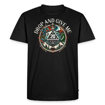 Jeu de rôle RPG Maître du jeu vidéo Gamer - T-shirt Premium bio Homme - noir - Devant - Nico (187cm)