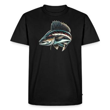 Cobia Fishing Lover Fish Catcher Fisher Fisherman - Men's Premium Organic T-Shirt - black - Front - Nico (187cm)