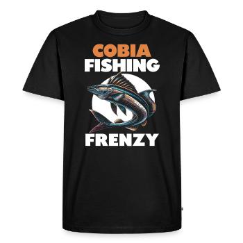 Cobia Fishing Lover Fish Catcher Fisher Fisherman - Men's Premium Organic T-Shirt - black - Front - Nico (187cm)