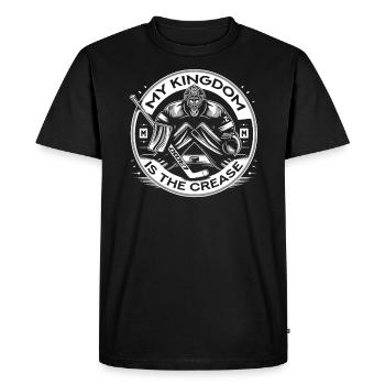 Hockey sur glace Gardien de but Gardien de but Gardien de but - T-shirt Premium bio Homme - noir - Devant - Nico (187cm)