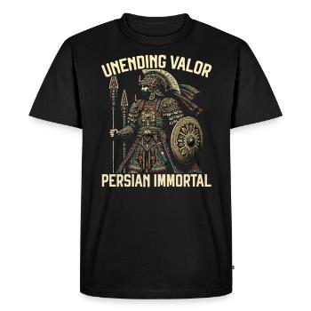 Immortel persan Empire achéménide Guerrier perse - T-shirt Premium bio Homme - noir - Devant - Nico (187cm)