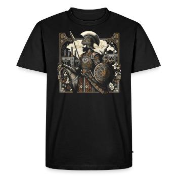 Immortel persan Empire achéménide Guerrier perse - T-shirt Premium bio Homme - noir - Devant - Nico (187cm)