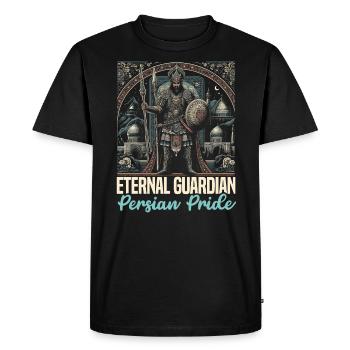Immortel persan Empire achéménide Guerrier perse - T-shirt Premium bio Homme - noir - Devant - Nico (187cm)