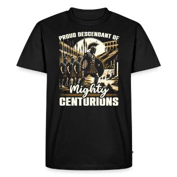 Légionnaires romains Rome antique Empire romain - T-shirt Premium bio Homme - noir - Devant - Nico (187cm)
