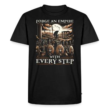 Légionnaires romains Rome antique Empire romain - T-shirt Premium bio Homme - noir - Devant - Nico (187cm)