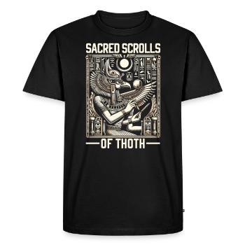 Mythologie égyptienne Diety Ibis Égypte ancienne - T-shirt Premium bio Homme - noir - Devant - Nico (187cm)