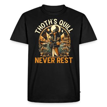 Mythologie égyptienne Diety Ibis Égypte ancienne - T-shirt Premium bio Homme - noir - Devant - Nico (187cm)