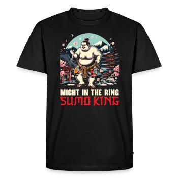 Sumo Wrestler Japanese Wrestling Sumo Wrestling - Men's Premium Organic T-Shirt - black - Front - Nico (187cm)