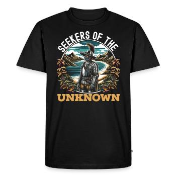 Spanish Conquistador Colonizer Explorer Spain - Men's Premium Organic T-Shirt - black - Front - Nico (187cm)