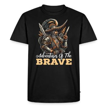 Spanish Conquistador Colonizer Explorer Spain - Men's Premium Organic T-Shirt - black - Front - Nico (187cm)