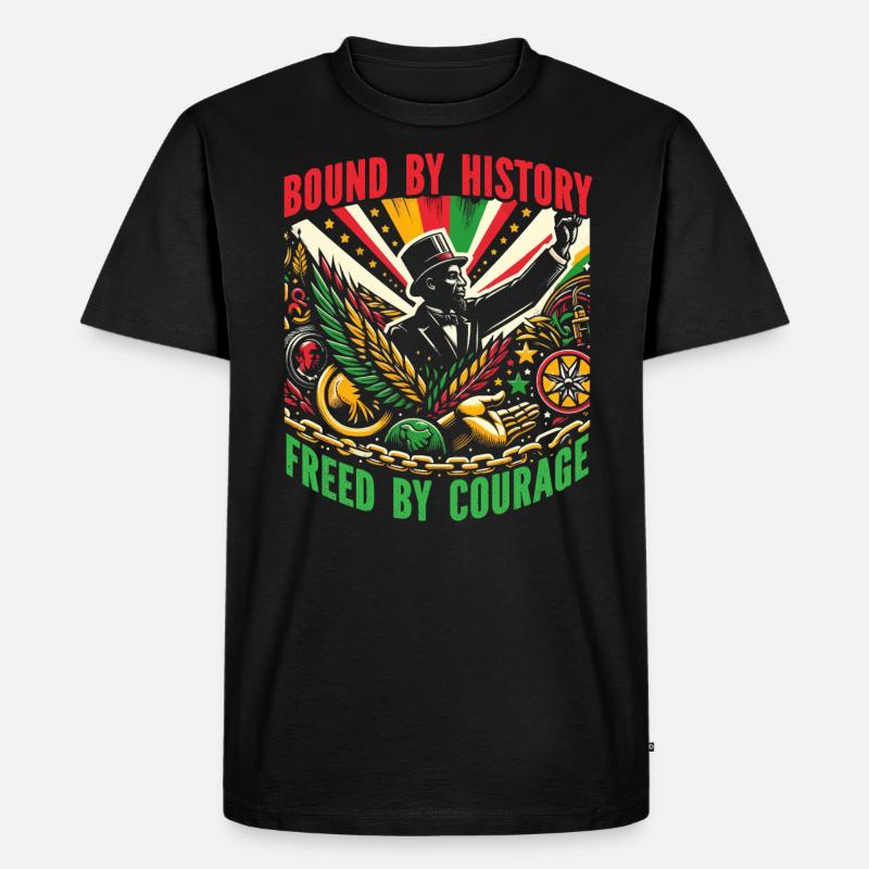 Proclamation d’émancipation African Juneteenth - T-shirt Premium bio Homme - noir