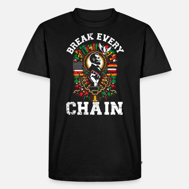 Emancipation Proclamation African Juneteenth - Men's Premium Organic T-Shirt - black