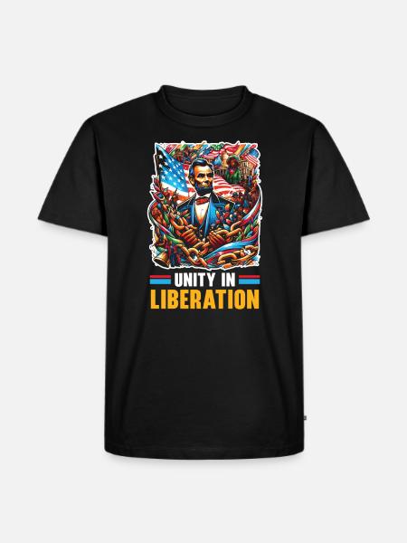 Emanzipationsproklamation Black Pride Juneteenth - Männer Premium Bio T-Shirt - Schwarz