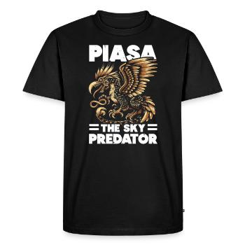 Piasa Oiseau Créature mythique Folklore Légende urbaine - T-shirt Premium bio Homme - noir - Devant - Nico (187cm)