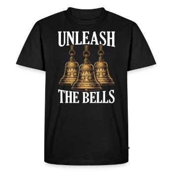 Handbells Player Musical Musician Handbells Lover - Men's Premium Organic T-Shirt - black - Front - Nico (187cm)