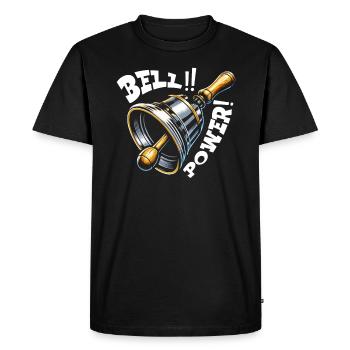 Handbells Player Musical Musician Handbells Lover - Men's Premium Organic T-Shirt - black - Front - Nico (187cm)