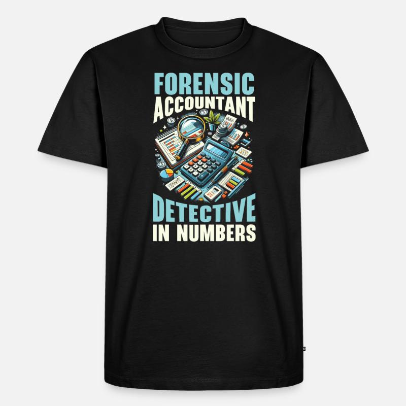 Juricomptable Profession Audit Comptabilité - T-shirt Premium bio Homme - noir