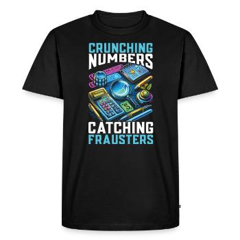 Juricomptable Profession Audit Comptabilité - T-shirt Premium bio Homme - noir - Devant - Nico (187cm)